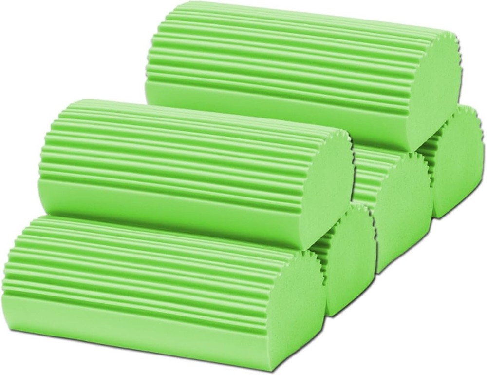 6 Pack Damp Clean Duster Sponge Dusting Sponge Duster Housekeeping Reusable