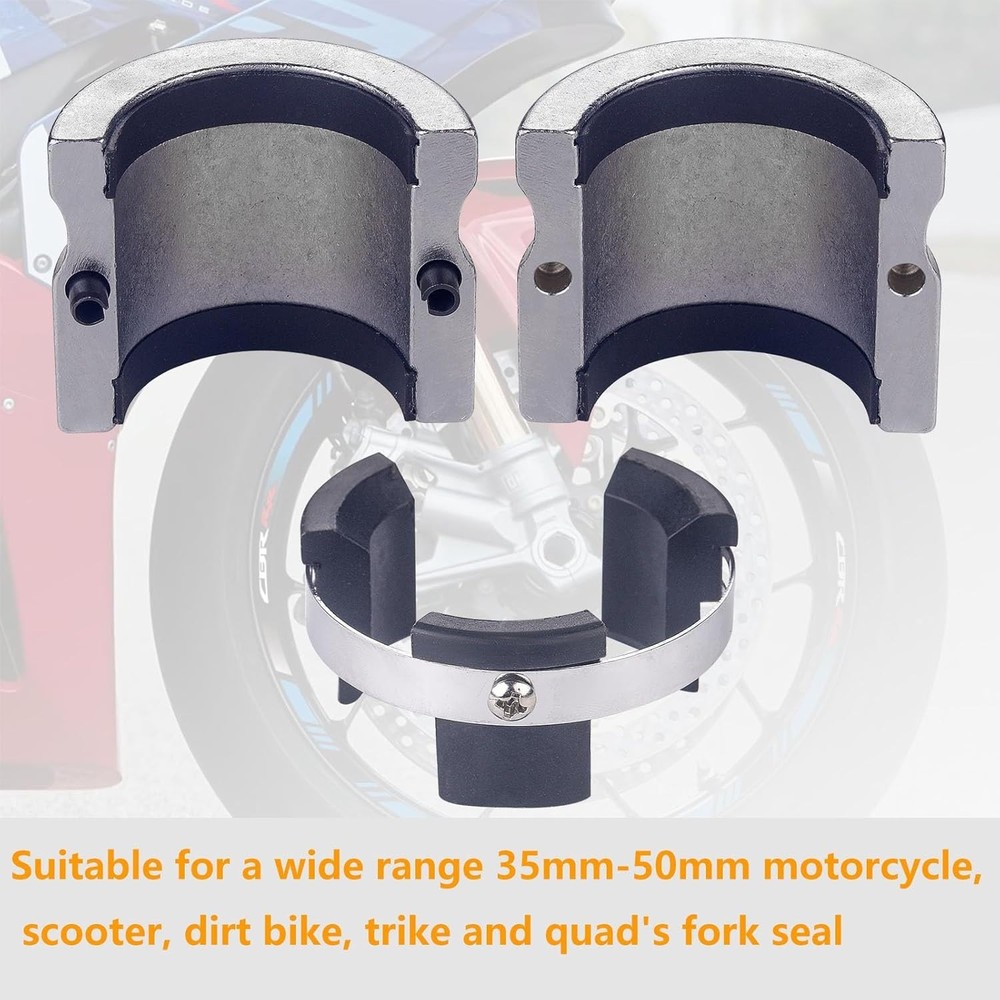 Durable Fork Seal Tool for Motorcycles, Scooters - 39mm - 50mm Adjustable Range