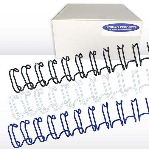 7/8" 2:1 Twin Loop Wire O Binding Spines - 50/pack
