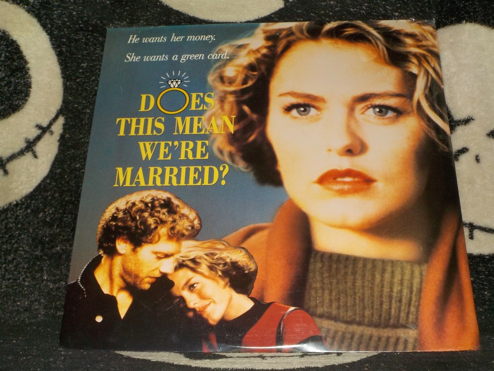 Does This Mean We're Married? NEW SEALED Laserdisc LD Patsy Kensit Free Ship $30