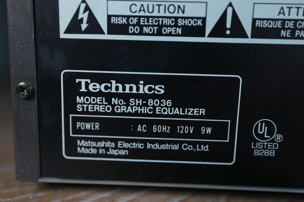 1986 Technics Stereo Graphic Equalizer SH-8036 (TESTED)