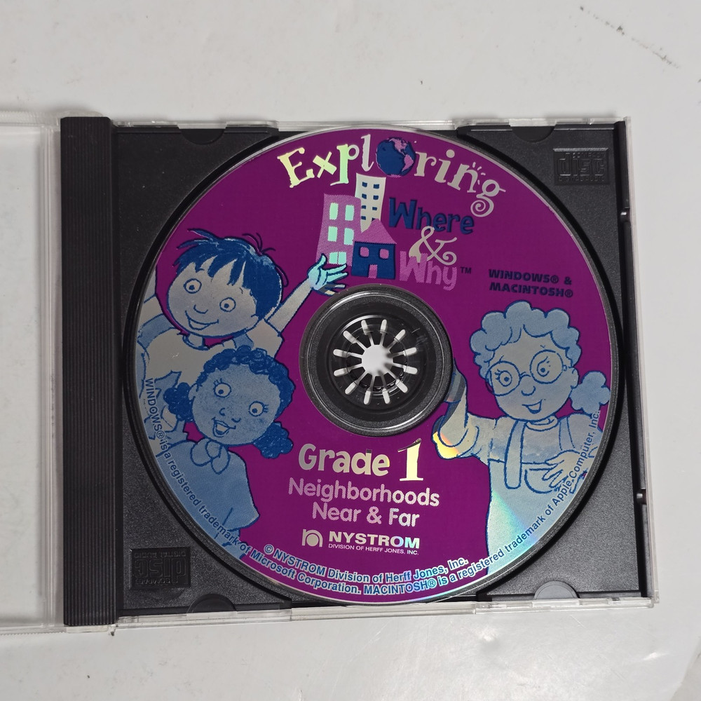 User's Guide For Grade 1 Exploring Where & Why Education CD ROM WIN 95/MAC