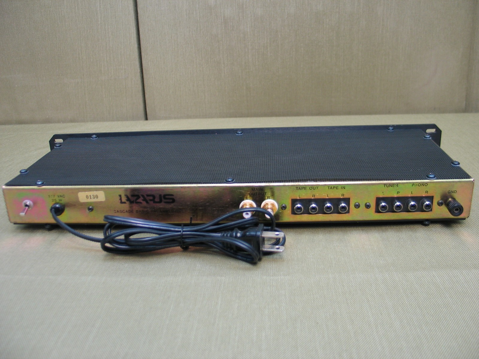 Lazarus Cascade Basic Tube Preamplifier ( Circa 1986 ) ( Tech Tested & Owned )