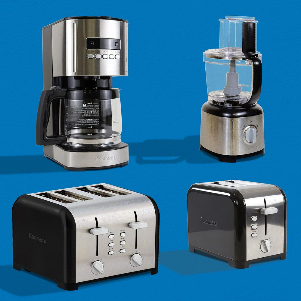 Kenmore Drip Coffee Maker - 12 Cup Programmable Cafe Machine with Glass Pot, Reg