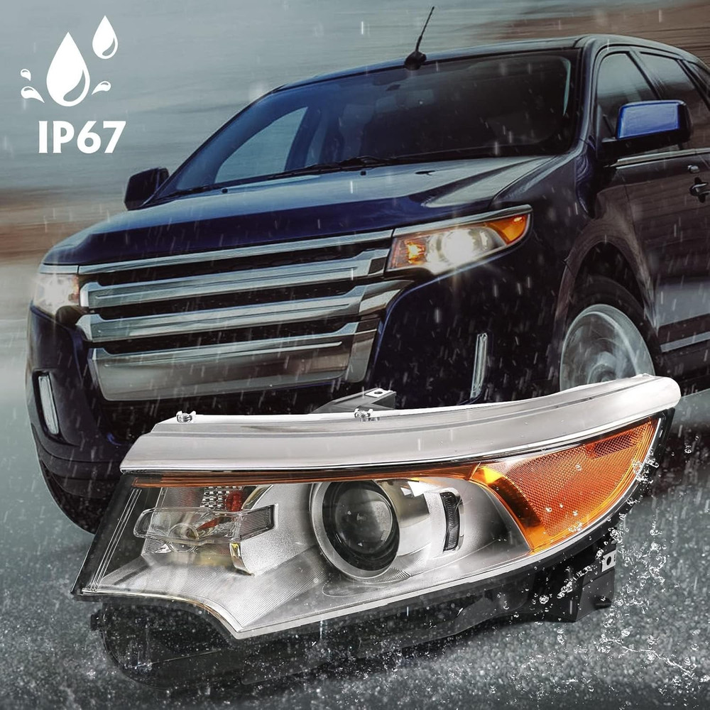 for Ford Edge Headlight Assembly 2011 2012 2013 2014 Halogen Replacement Project
