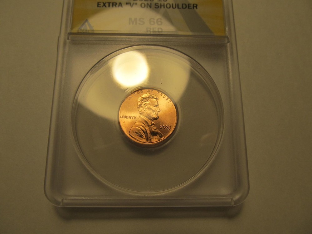 2023-Extra V Lincoln Cent MS-66 Red