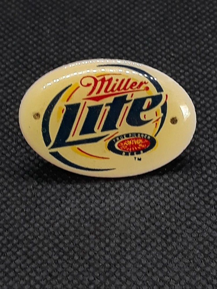 Miller Lite Vintage Blinking Light Button Advertising
