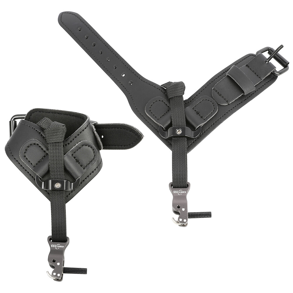 Archery Release Aids Wristband Caliper Strap Trigger Compound Bow Taeget Hunting