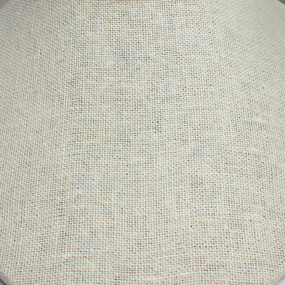 Beige Soft Linen Covered Flat Necklace Display Chain Holder 6-1/2 x 7-1/2x 3-1/2