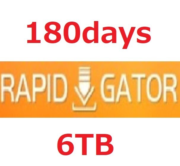Rapidgator 180days 6TB