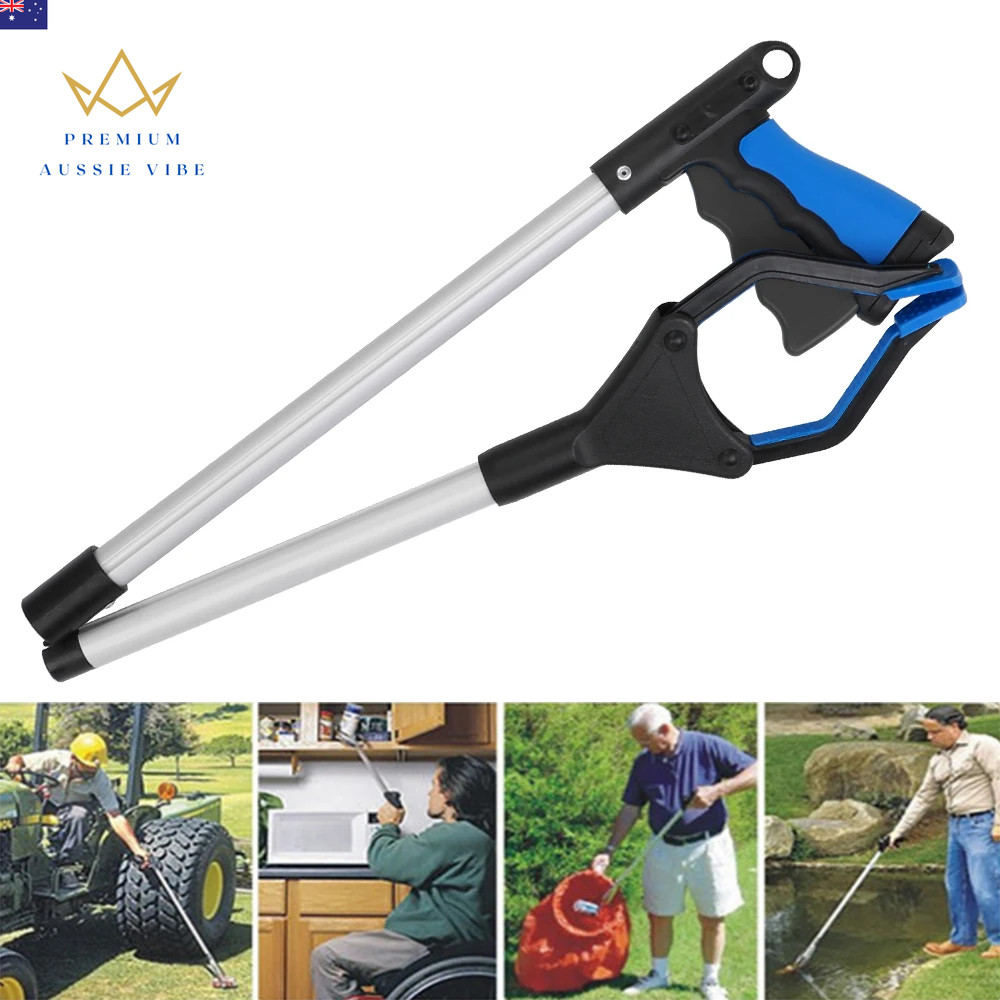 Pick up Tools Collapsible Garbage Grabber Gripper Extender Foldable Litter Reach