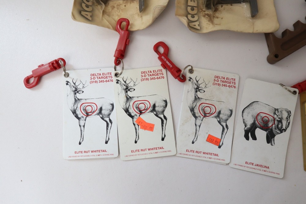 Assorted Archery Accessories Lot NEW & USED, Delta, HCA