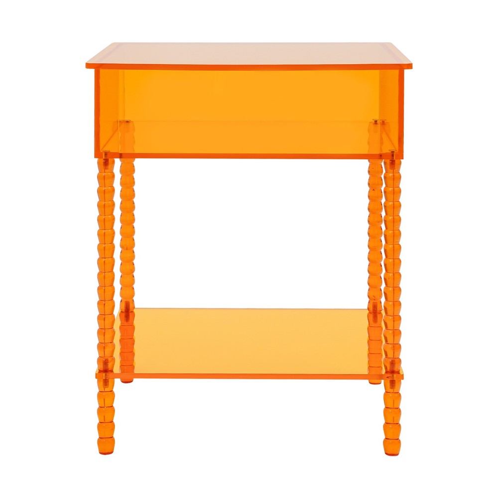 Acrylic End Table Side Table With Storage Couch Table Bedside Table For Dorm