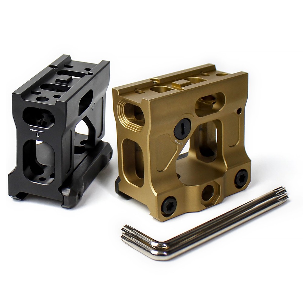 Tactical 2.26" Fast Mount Quick Release QD Mount + Red Dot Optic Riser Mount