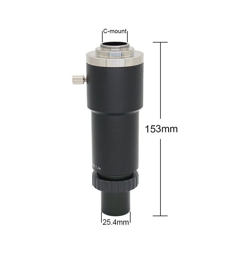 1X C Mount Thread Adapter Lens CCD Interface Camera Adaptor for Leica Microscope