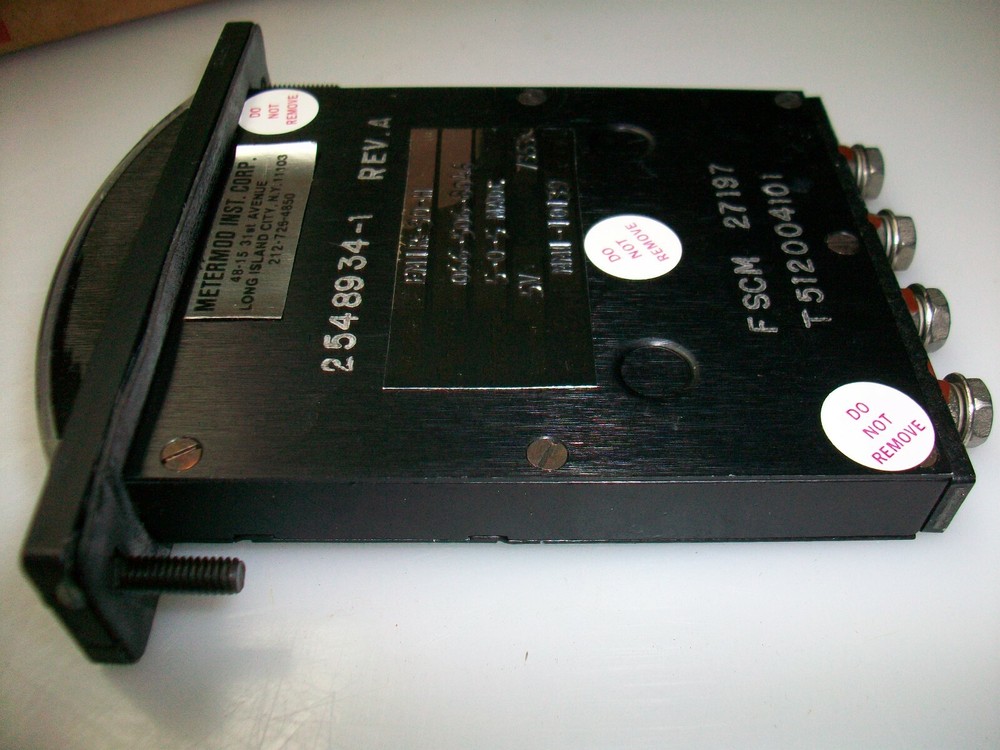 METERMOD INST. CO. EDGEWISE 5-0-5 Ma. Dc. PANEL METER