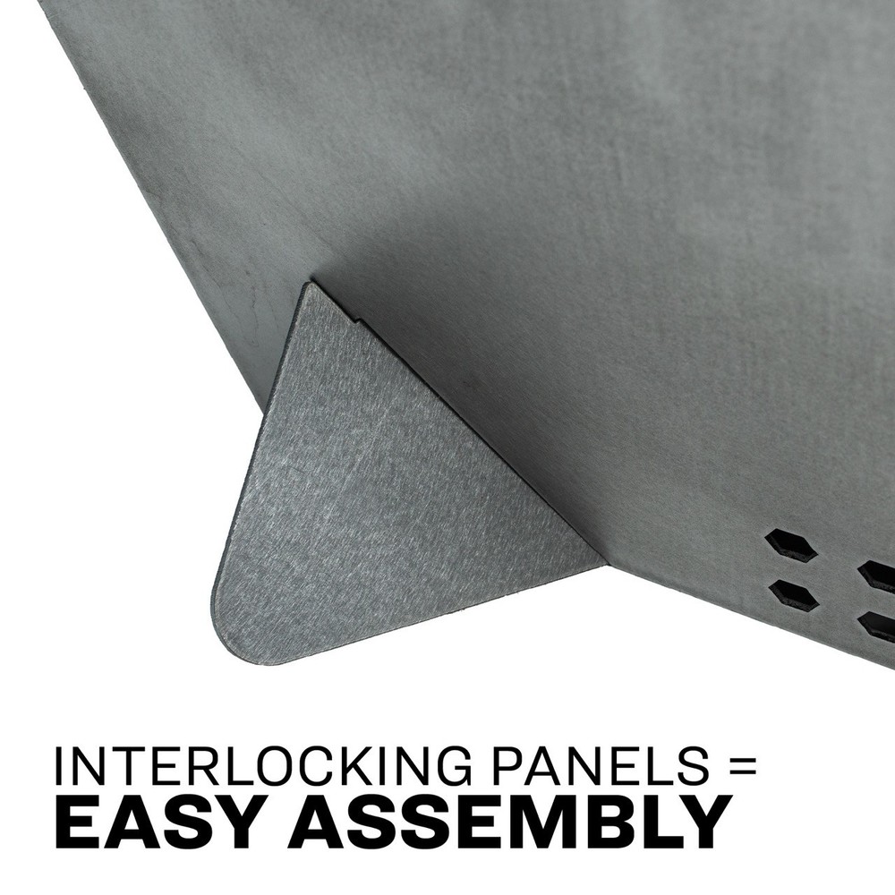 US Stove Triangular Firepit, Large