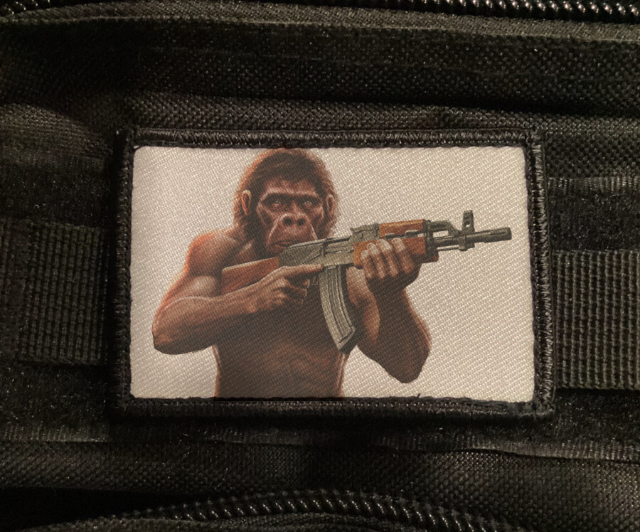 Not Lazy Sloth Patch Meme Energy Efficient Morale Tactical Hook [sub]