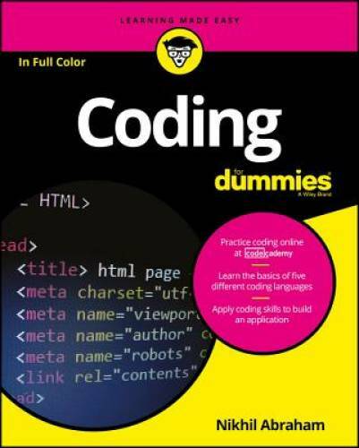 Coding For Dummies (For Dummies (Computer/Tech)) - Paperback - GOOD
