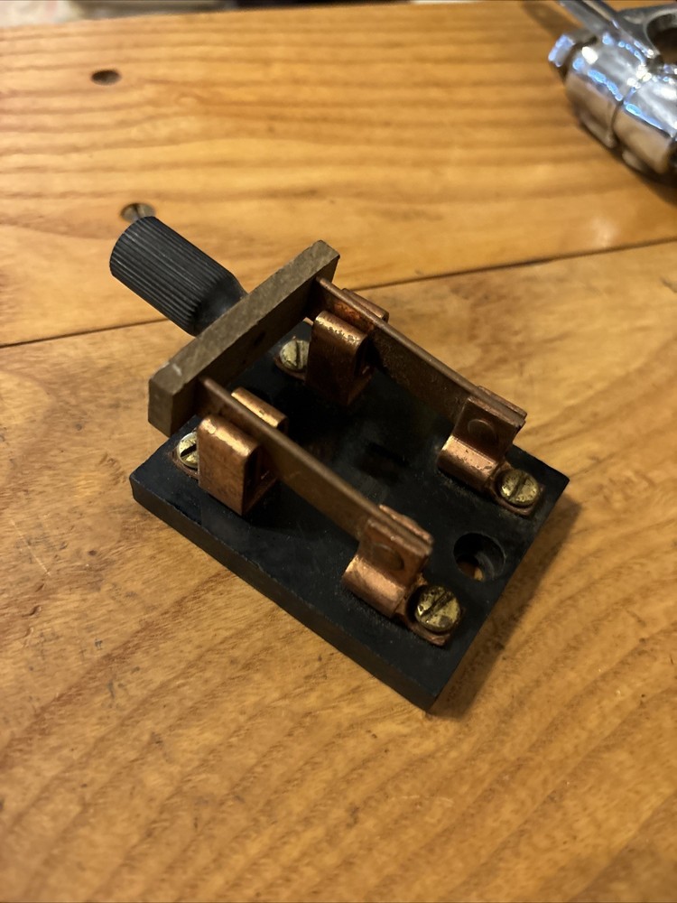 Vintage Two Terminal Knife Switch Hit And Miss Engine Switch
