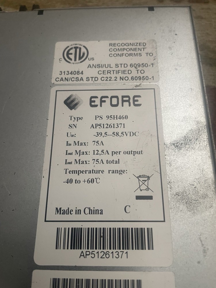 EFORE PS 95H460 PDU 01 03 Power Distribution Unit