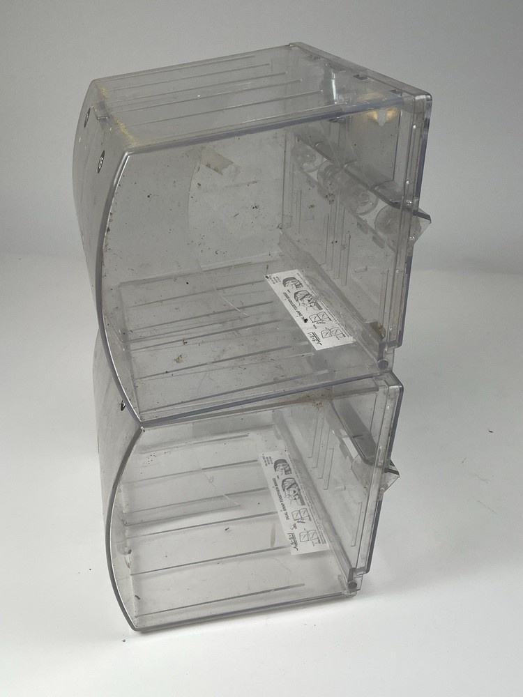 SCHAFER SYSTEMS Lottery Ticket Display/Dispenser Clear Plastic 4 Compartments