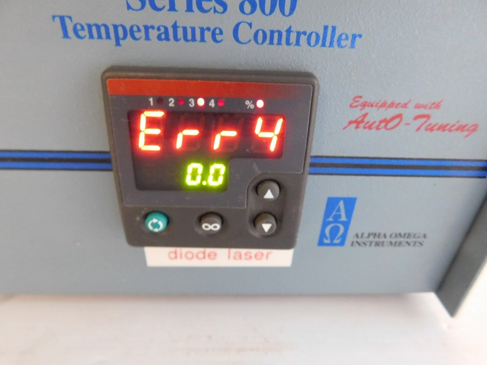 ^^ ALPHA OMEGA INSTRUMENTS SERIES 800 TEMPERATURE CONTROLLER (DPA85)