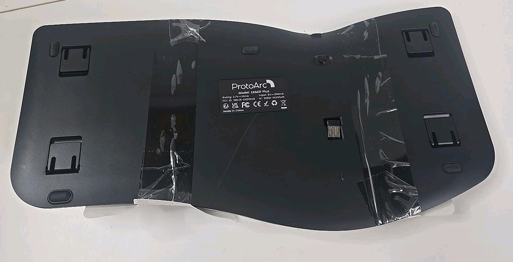 ProtoArc Ergonomic Wireless Keyboard & Mouse Bundle, EKM01 Plus, Quiet Keys