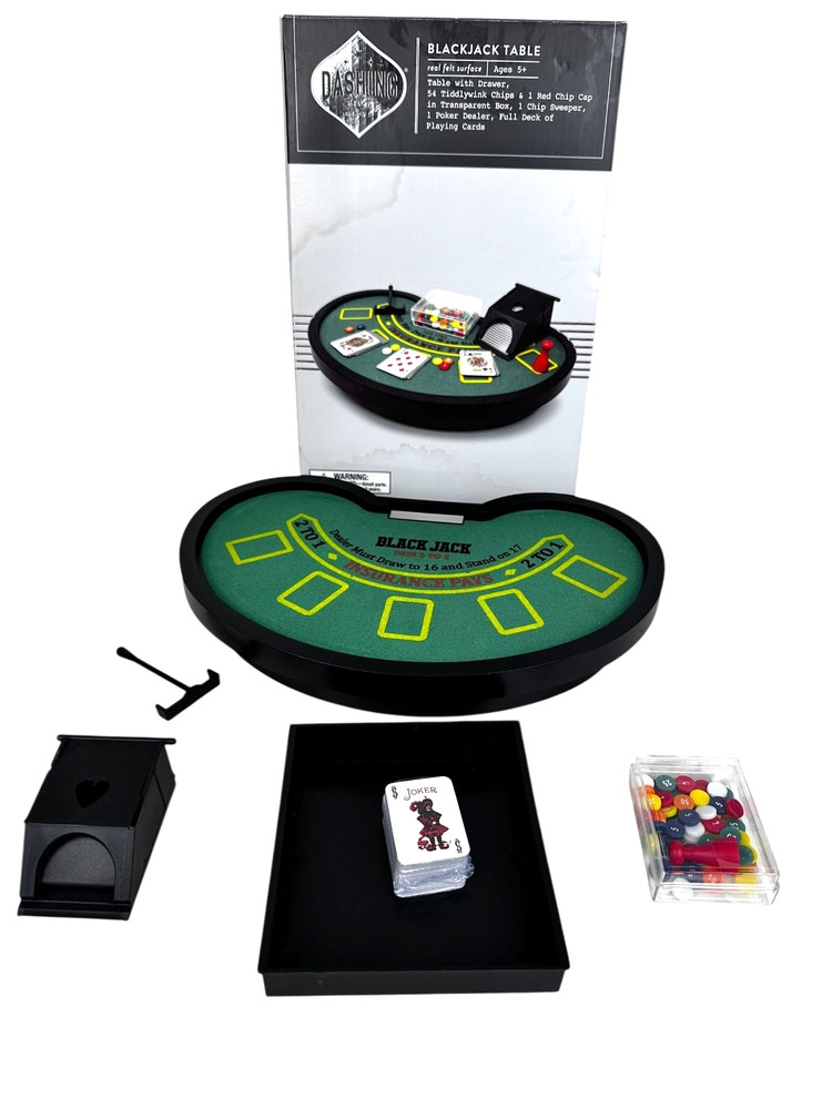 Dashing Brand BlackJack Table Small Tabletop Felt Surface