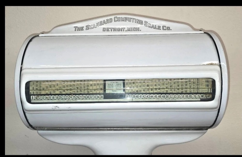 Antique The Standard Computing Scale Co Dry Goods General Store Countertop Scale