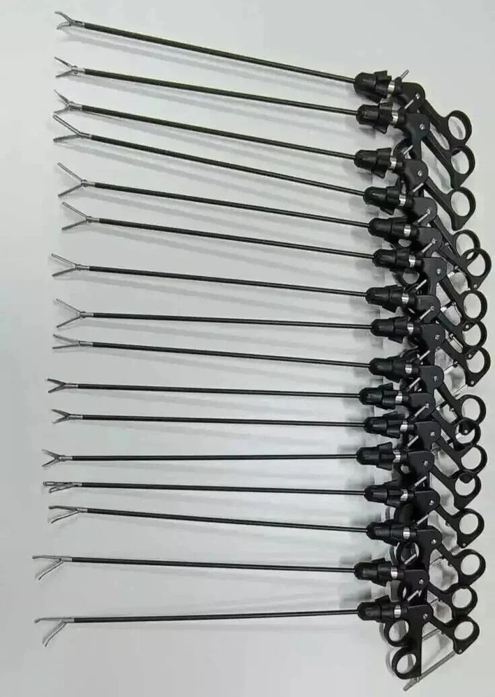 16pc Laparoscopic Fenestrated Grasper Curved Scissors Surgical Instruments Set