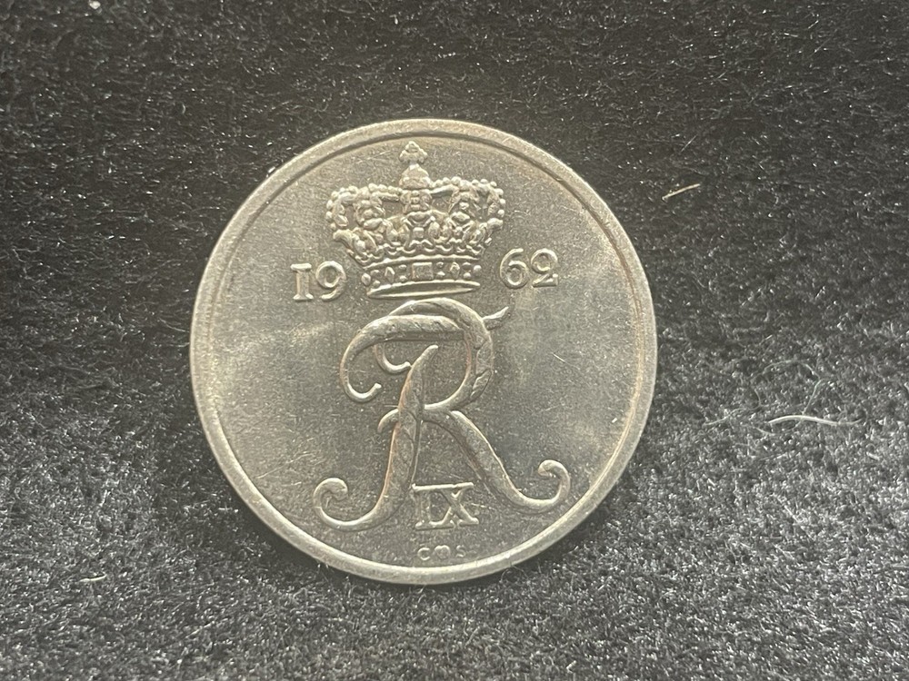 DENMARK 1962 25 ORE UNCIRCULATED