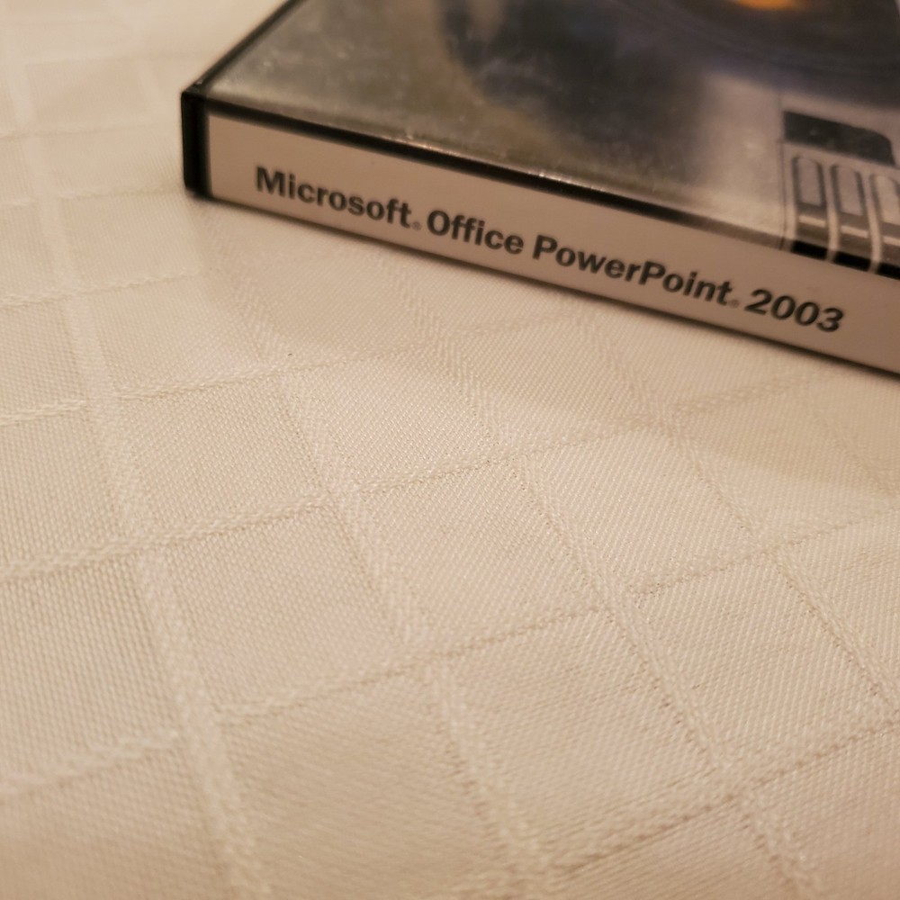 Microsoft Office PowerPoint 2003 w Product KEY Code Power Point Disk Slides Work