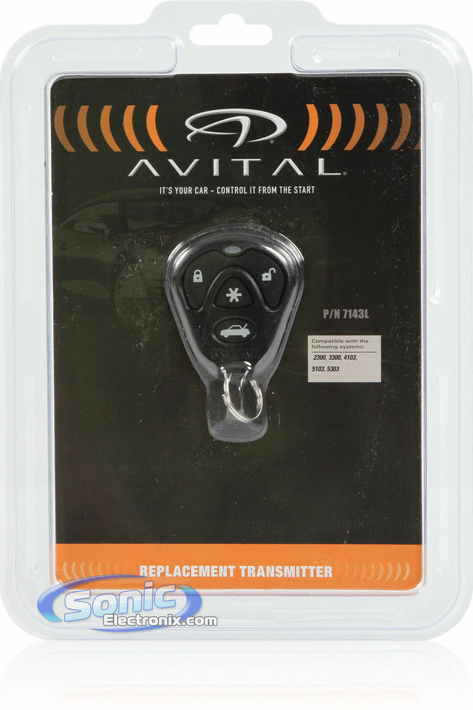 7143L AVITAL 4-BUTTON REPLACEMENT ASK TRANSMITTER NEW