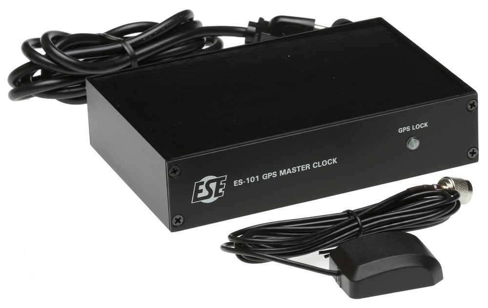 ESE ES-101 GPS SMPTE/EBU TC90 ASCII RS232 Serial Timecode Generator Source Clock
