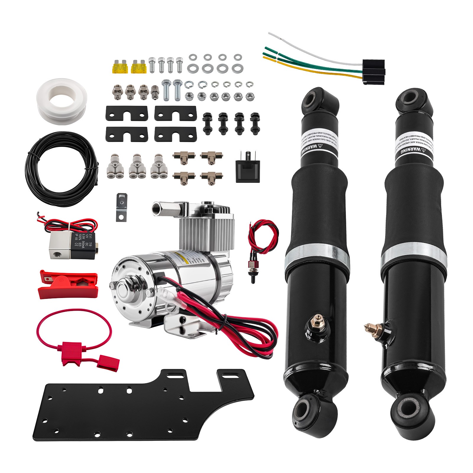 Smooth Air Suspension Rear Ride Kit For Harley Touring Road King Street Glide
