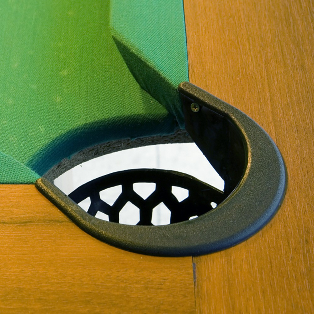 6 PCS Valley Pool Table Pocket Liners Replacement Pockets Black