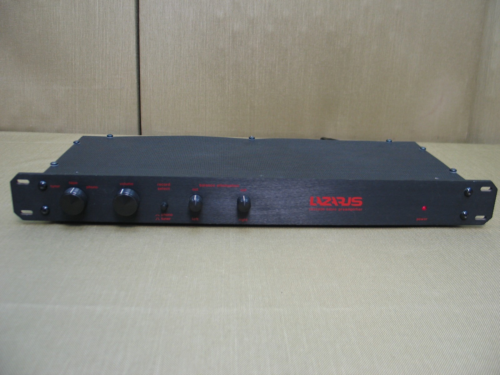 Lazarus Cascade Basic Tube Preamplifier ( Circa 1986 ) ( Tech Tested & Owned )