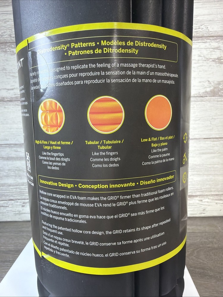 Trigger Point Performance TPT-GRDBW The Grid Black Foam Roller - Black