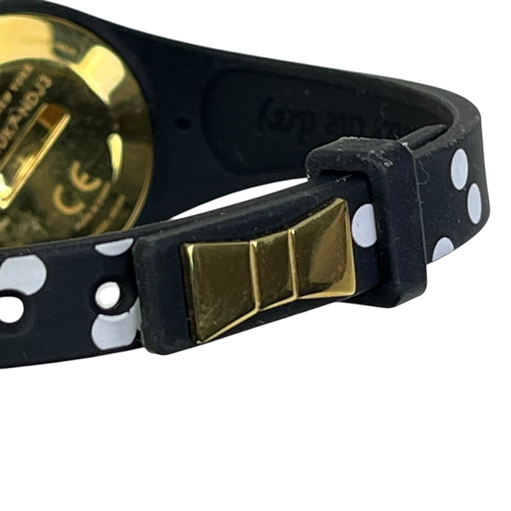 Kate Spade New York Activity Tracker Black White Polka Dot Pattern - Untested