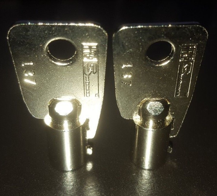 2 KEYS SENTRY SAFE KEY CODE CUT 2001-2100 Tubular Round Ace Key COT TO YOUR CODE