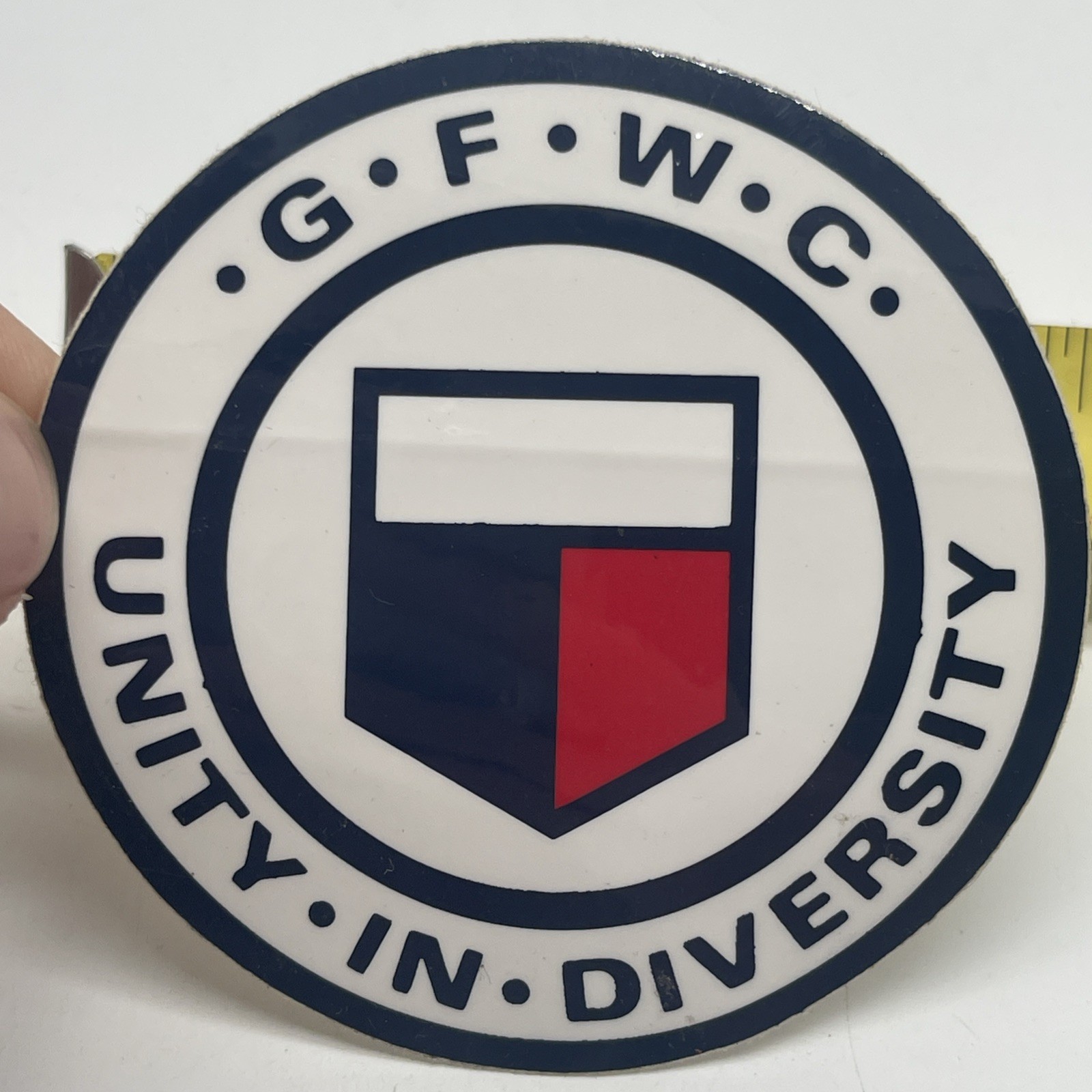 General Foundation Of Women Clubs GFWC Unity In Diversity Window Sticker Decal