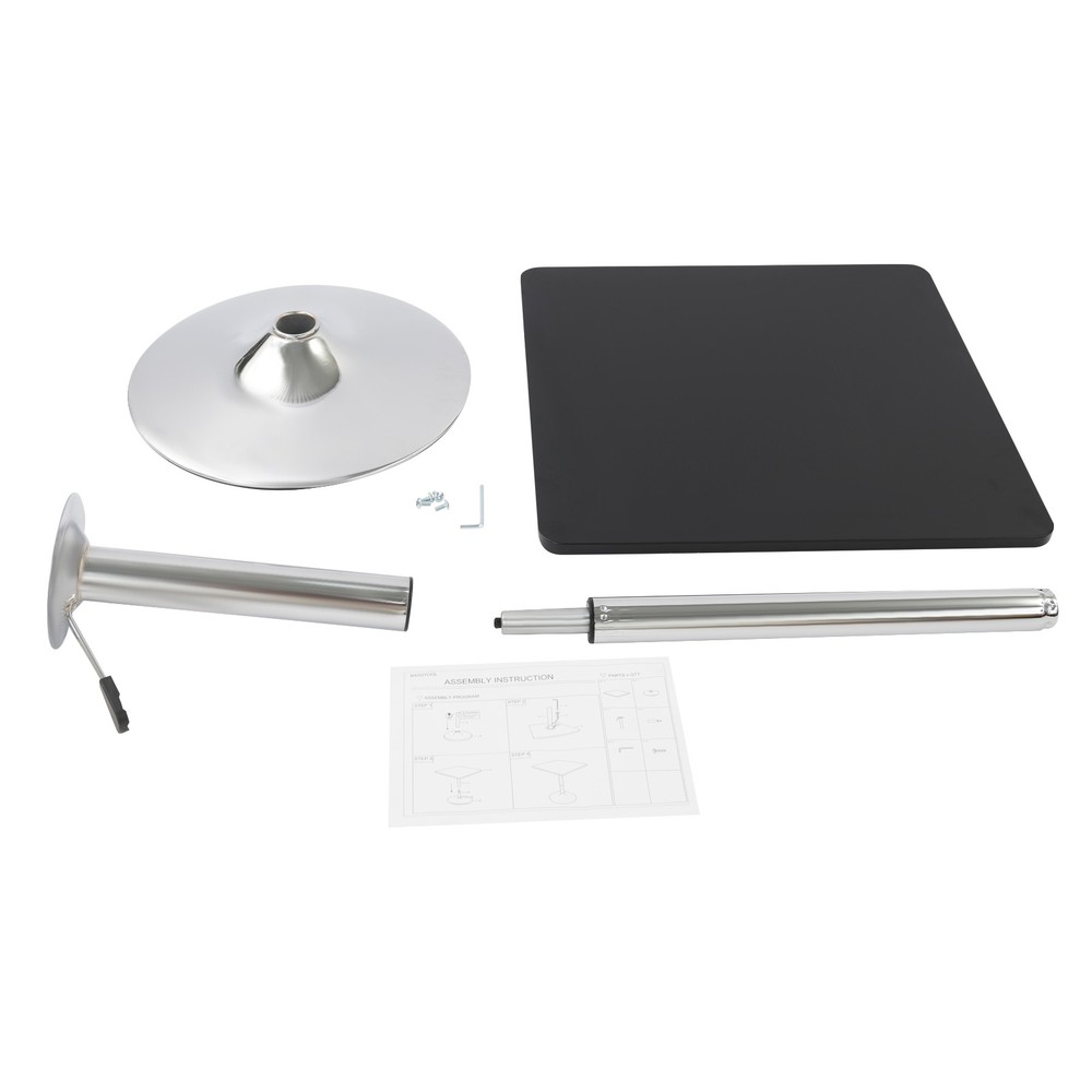 Bar Table 67-91.5cm Adjustable Height Modern Beside Bar Table Coffee Table