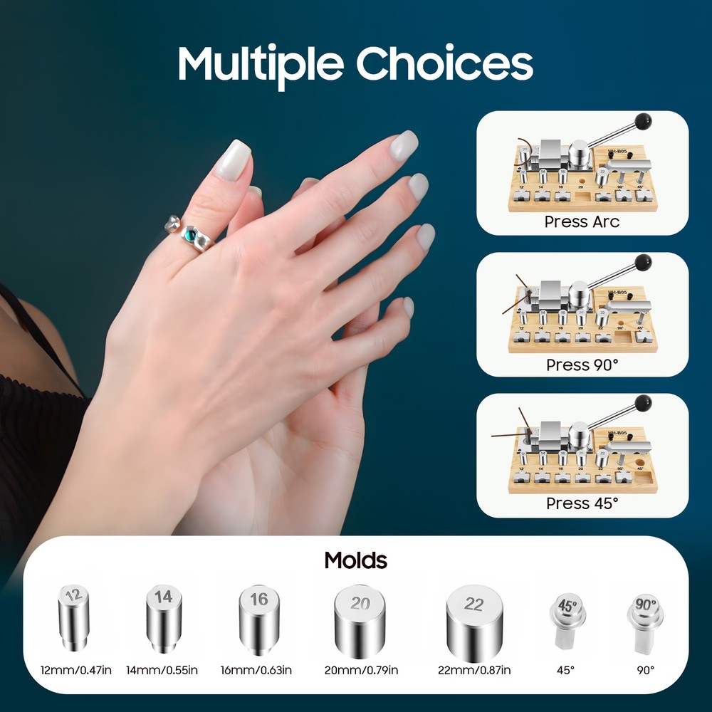 Ring Bending Machine Ring Bender Making Tool Kit Multi-Functional Jewelry Tool