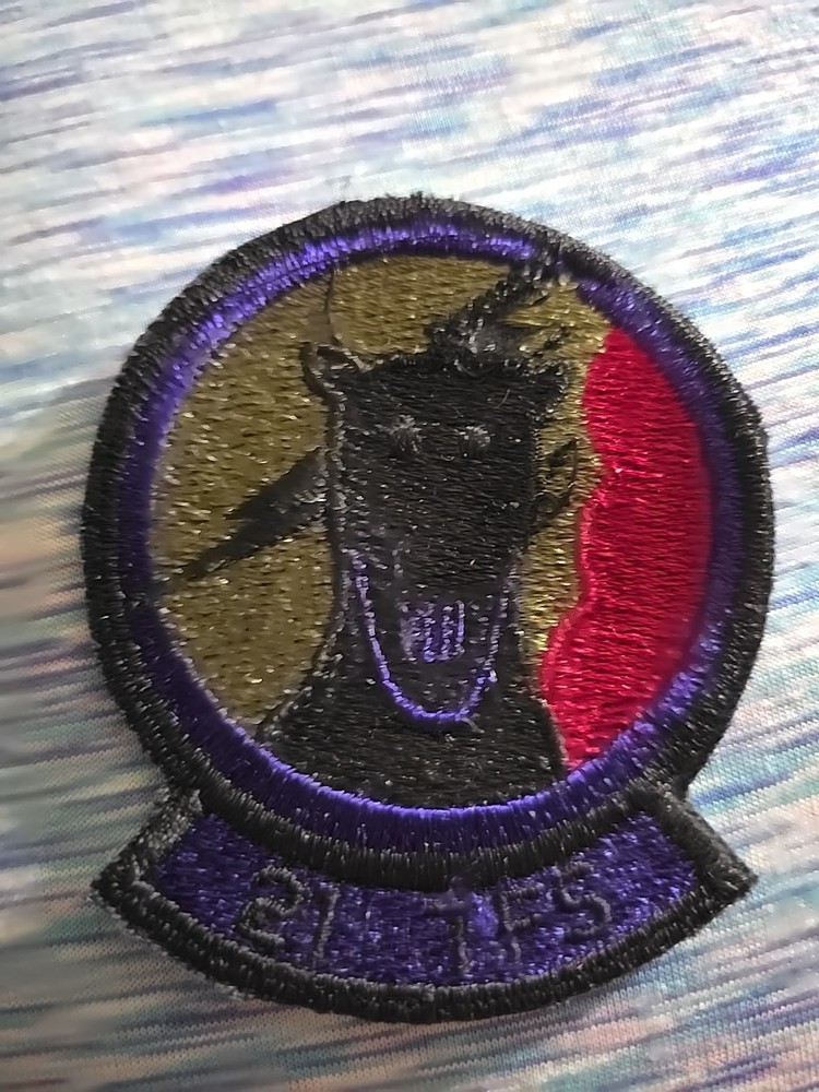 70's-80's 21st TAC FIGHTER TRAINING SQUADRON subdued patch