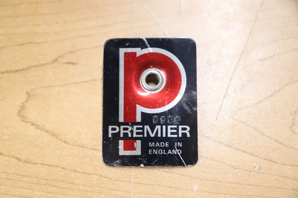 Premier Made In England Drum Badge Vintage 1960's #6