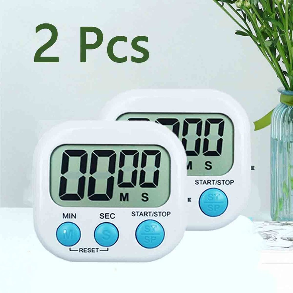 2 pack Electronic timer Baking timer Small and exquisite timekeeping Accurate