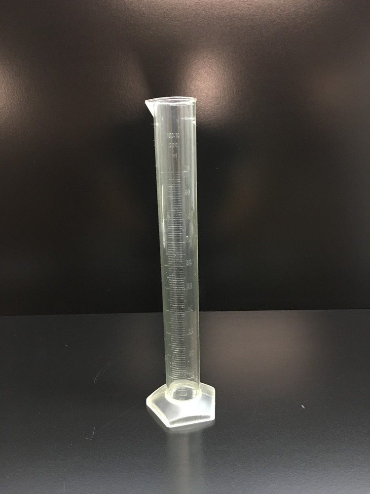 Pentagon Base Graduated Cylinder 100:10mL