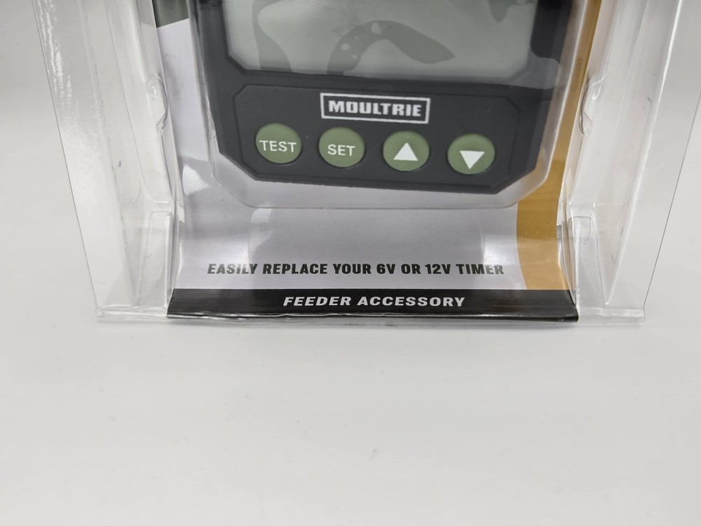 Moultrie Universal Digital Timer III Deer Feeder Timer, Bluetooth, 10 Feeds