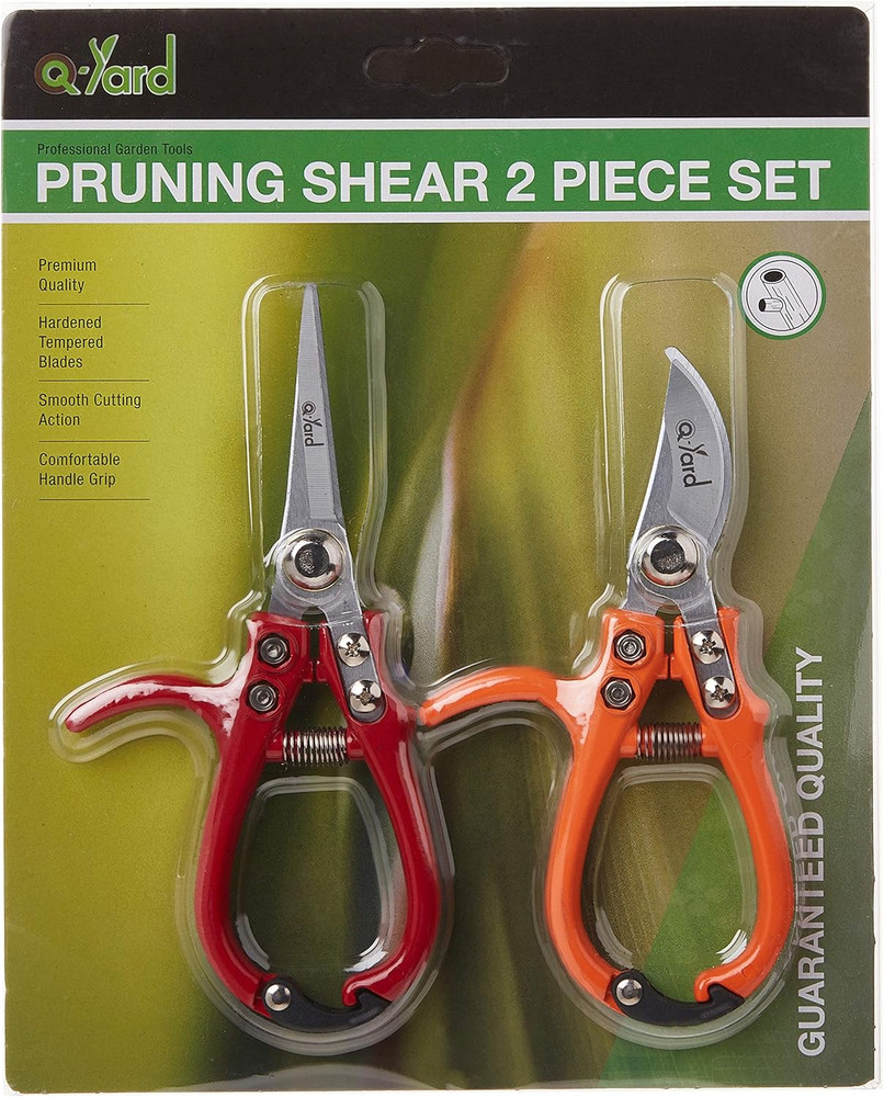 2 - Pack Pruning Shear, Mini- Extra Sharp Garden Hand Pruners, Easier Cutting,